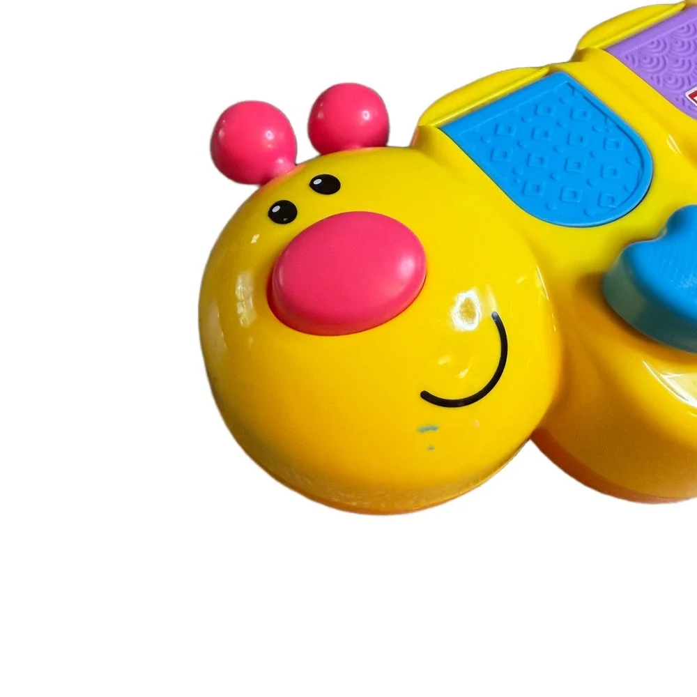 Fisher-Price Brilliant Basics Pop-Up Caterpillar Yellow Activity Toy W1707